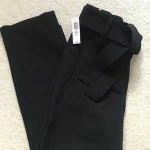 Aritzia Wilfred Black Tie-Front Pant